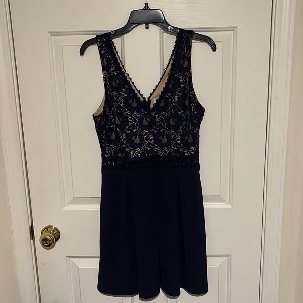 Never worn. Navy blue Xtraordinary dress